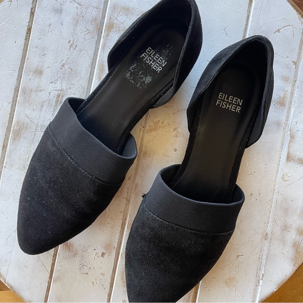 Eileen Fisher | Flute Pointed Toe D'Orsay Flats